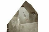 Smoky Quartz Crystal on Metal Stand - Brazil #209536-5